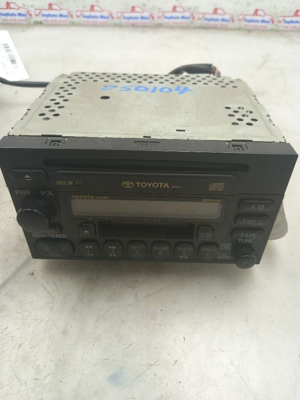 00 01 02 TOYOTA TUNDRA RADIO RECEIVER 6 DISC 34243 A56410