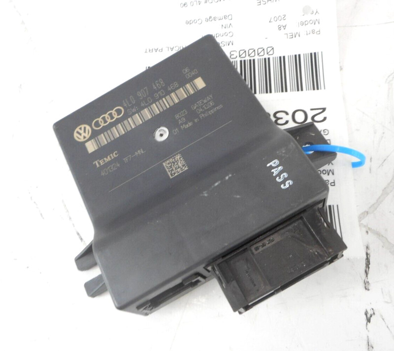07 Audi A8 Gateway Control Module OEM 4L0907468