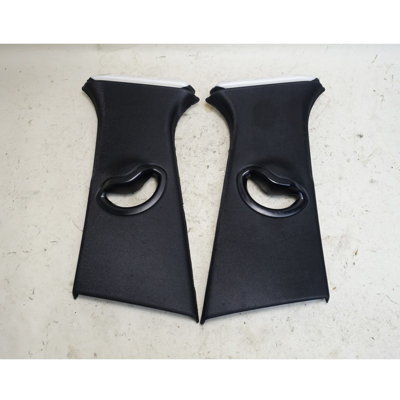 BMW G20 3-Series G80 B-Pillar Upper Covers Anthracite Cloth 2019-2024 OEM