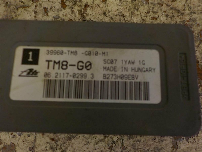 11 12 13 14 15 16 17 Honda Odyssey Yaw G Rate Sensor 39960-Tm8-G01 Oem