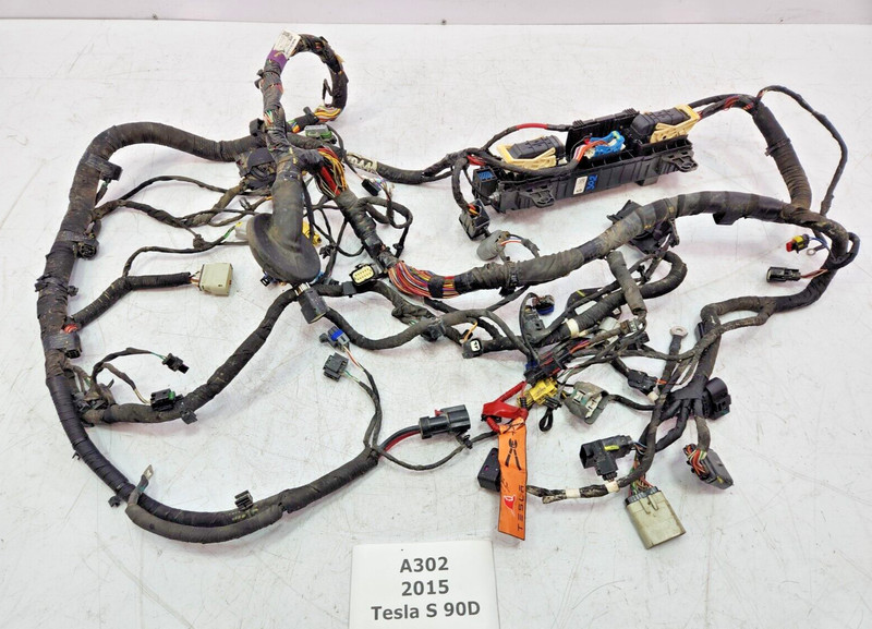 ✅ 2016-2020 OEM Tesla Model S Front End Main Wire Wiring Harness W/ Fuse Box