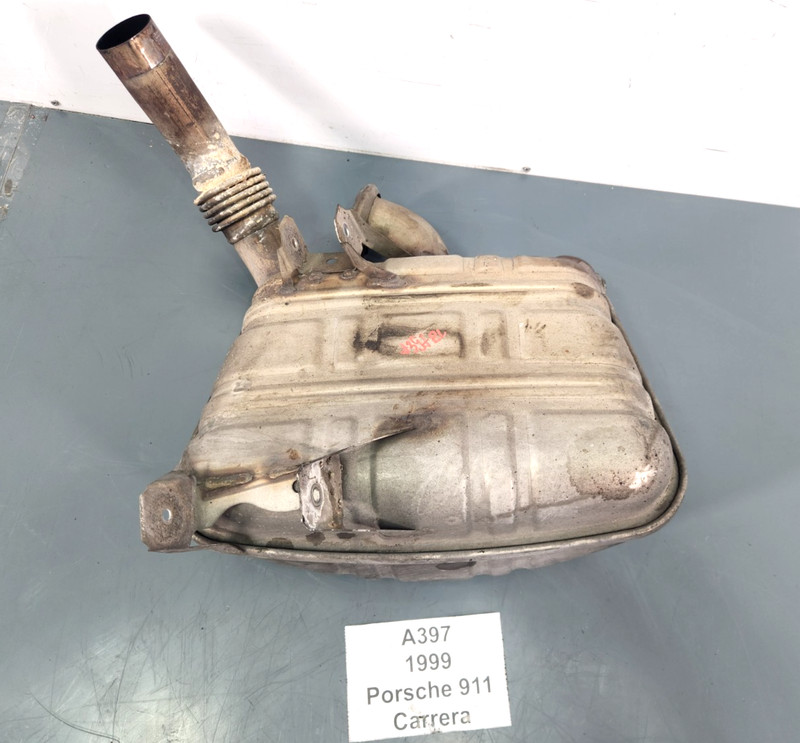 ✅99-01 OEM Porsche Carrera 911 996 Rear Left Driver Muffler Exhaust Silencer 36k