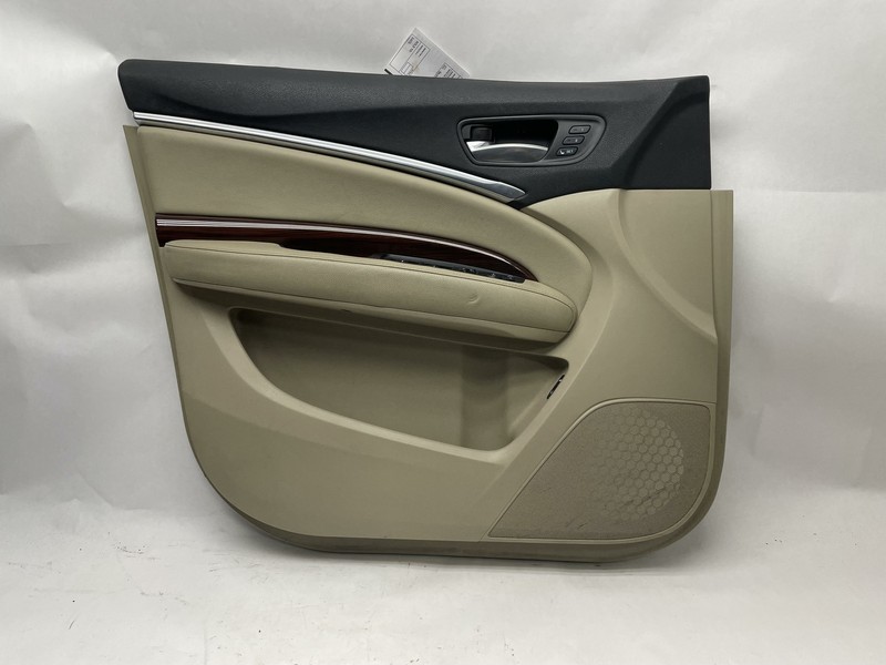 2014-2016 ACURA MDX FRONT LEFT DRIVER DOOR TRIM PANEL COVER BEIGE TAN OEM