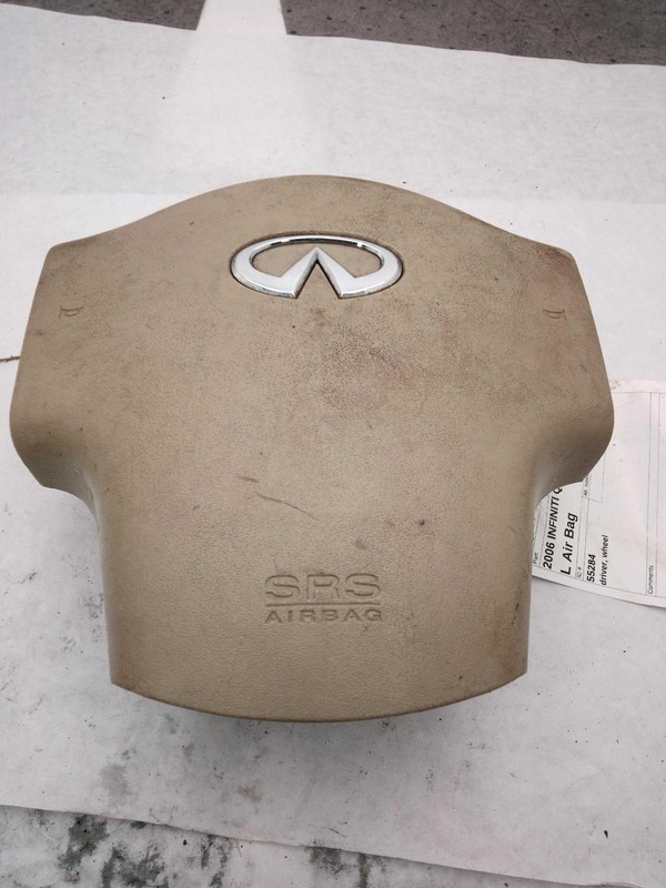 2006 INFINITI QX56 Steering Wheel Air Bag Black OEM Used 167K Miles NJ25-26984