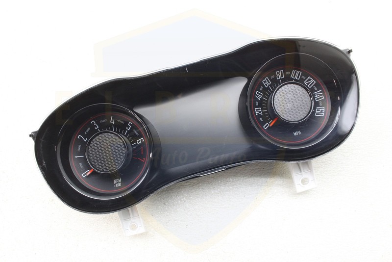 2021 DODGE CHALLENGER 3.6L SPEEDOMETER CLUSTER 160 MPH GLOSS BLACK TRIM RINGS OE
