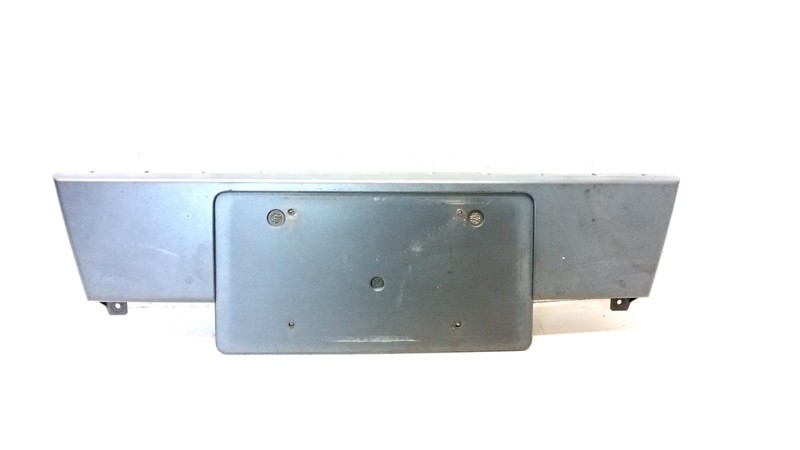 08-12 AUDI B8 A4 S4 FRONT LICENSE PLATE MOUNT PLASTIC BRACKET TRIM OEM 02142A