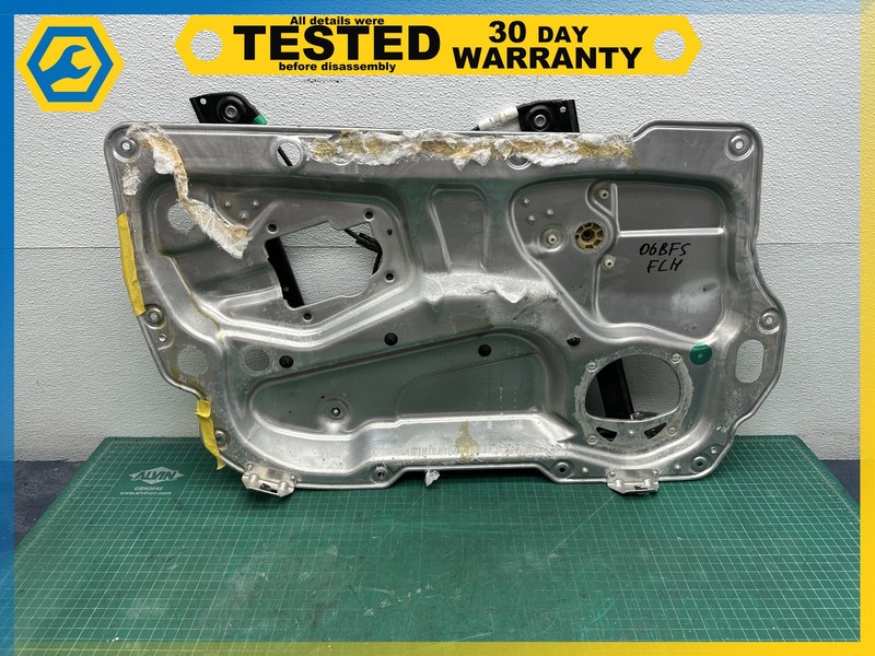 06-12 BENTLEY Flying Spur FRONT LEFT DOOR WINDOW REGULATOR W/ PANEL OEM