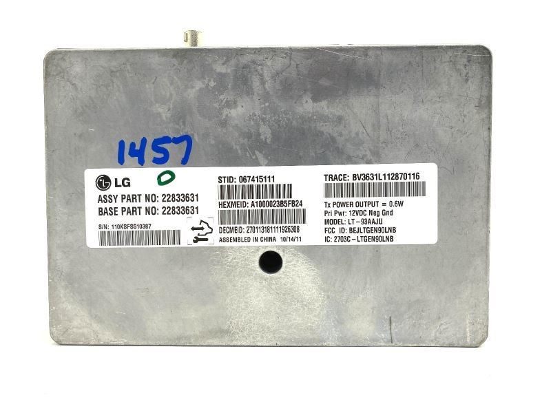 Communication OnStar Control Module 22833631 Fits 2012 Chevrolet Sonic 82980