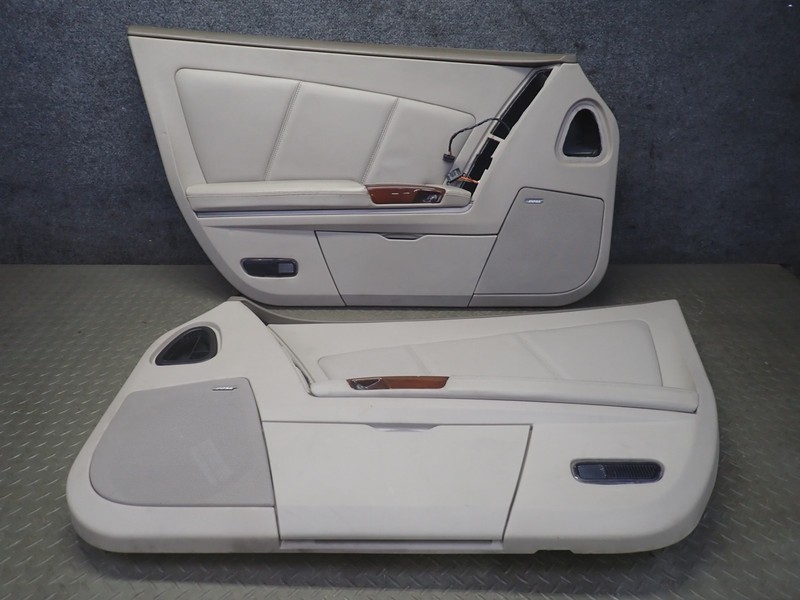 2004-2005 CADILLAC XLR LEFT & RIGHT DOOR INTERIOR TRIM COVER PANEL SET OF 2