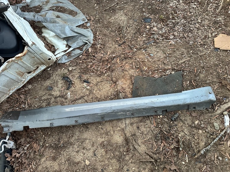 03-07 INFINITI G35 G 35 COUPE RH PASSENGER SIDE ROCKER MOULDING SIDE SKIRT -GRAY