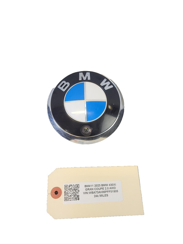 Used Oem BMW Tailgate Liftgate Trunk Rear Emblem & Camera 2023 430Xi Gran Coupe