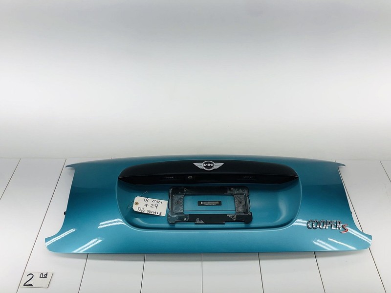 16-24 MINI COOPER REAR TRUNK DECK LID COVER CARIBBEAN AQUA METALLIC OEM #29
