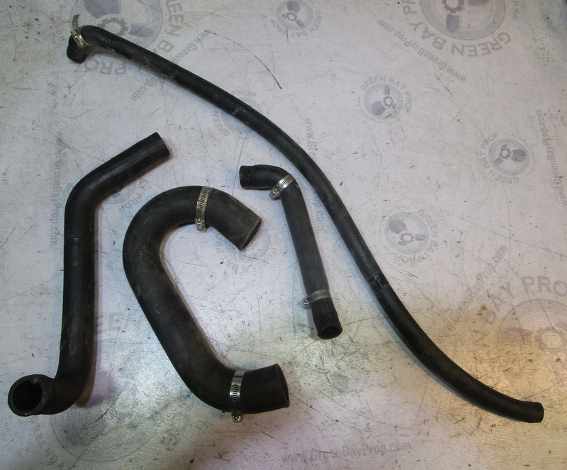 1976 OMC Stringer Ford Stern Drive 190 HP V8 Molded Circulation Hoses Set of 4