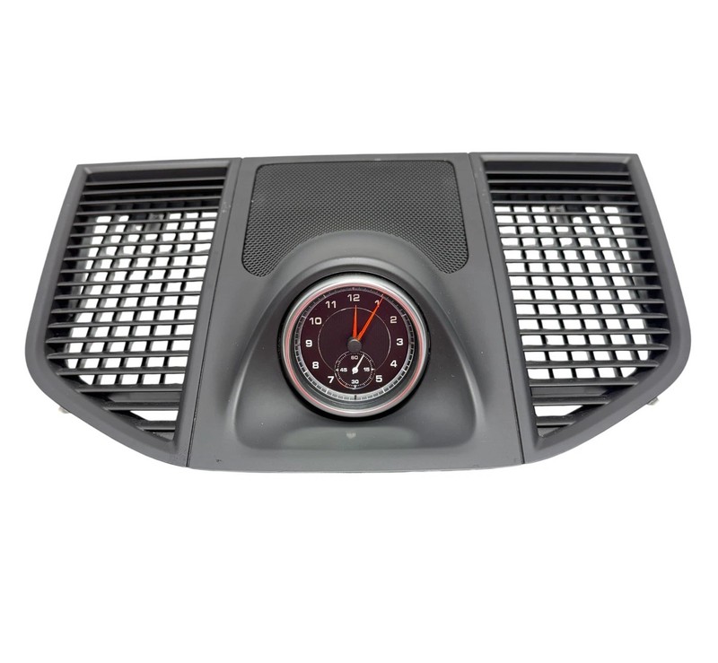 📌 2015-2026 PORSCHE MACAN STOPWATCH TIMER DASH CLOCK W/ TRIM PANEL BLACK OEM