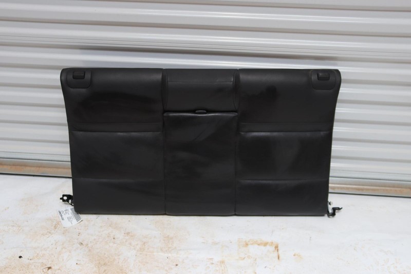 2007-2013 BMW 335I E93 REAR SECOND ROW UPPER SEAT BACKREST LEATHER BLACK OEM