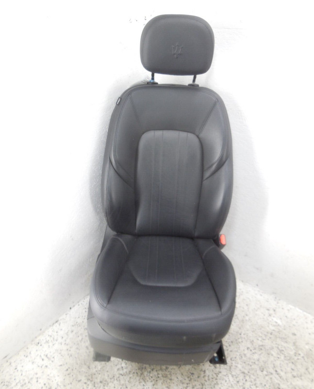 2017 17 Maserati Ghibli Front Seat Passenger Right RH OEM Black Leather
