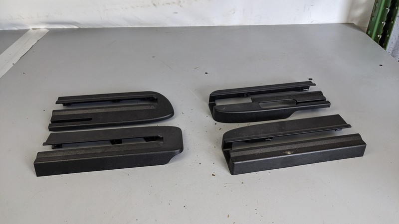 4PC 2nd Row Rear Right Seat Track Rail Cover 2020 Ford Expedition 2018 2019 2021
