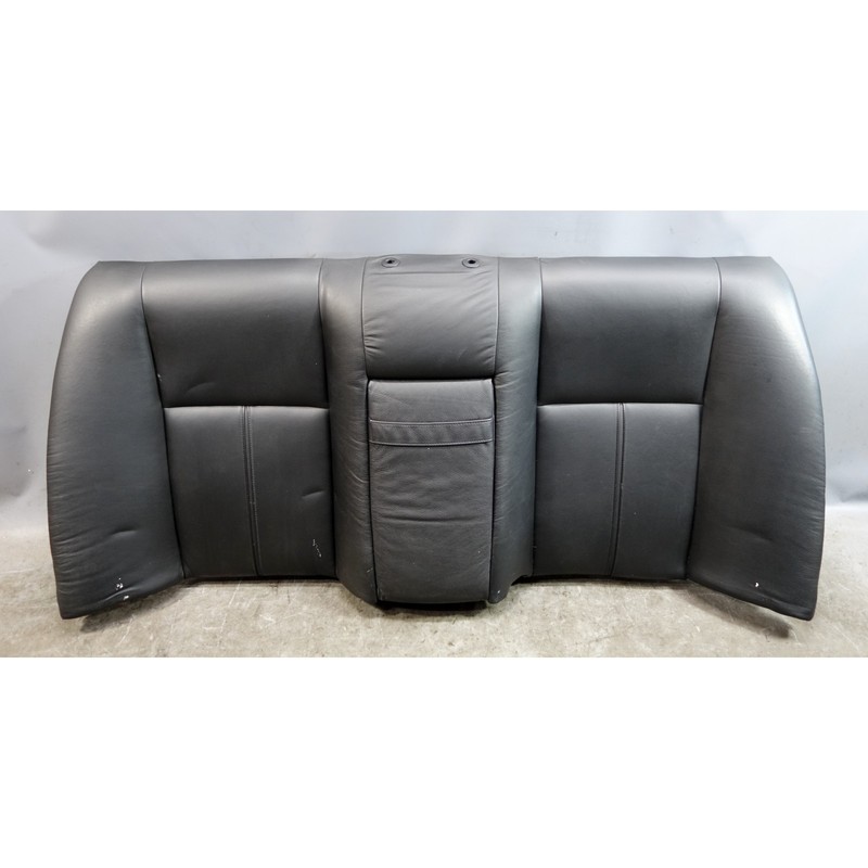 1997-2003 BMW E39 5-Series Sedan Fixed Rear Seat Backrest Black Leather OEM
