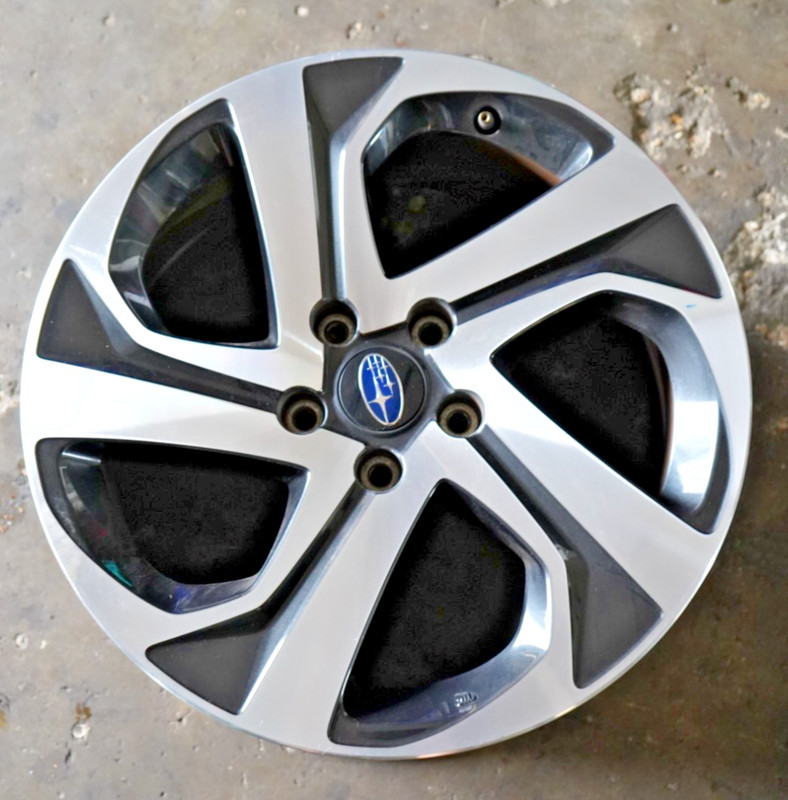 20-24 Subaru Legacy Sedan 17x7-1/2 Alloy Wheel 5 Spokes Genuine OEM 28111AN01A 1