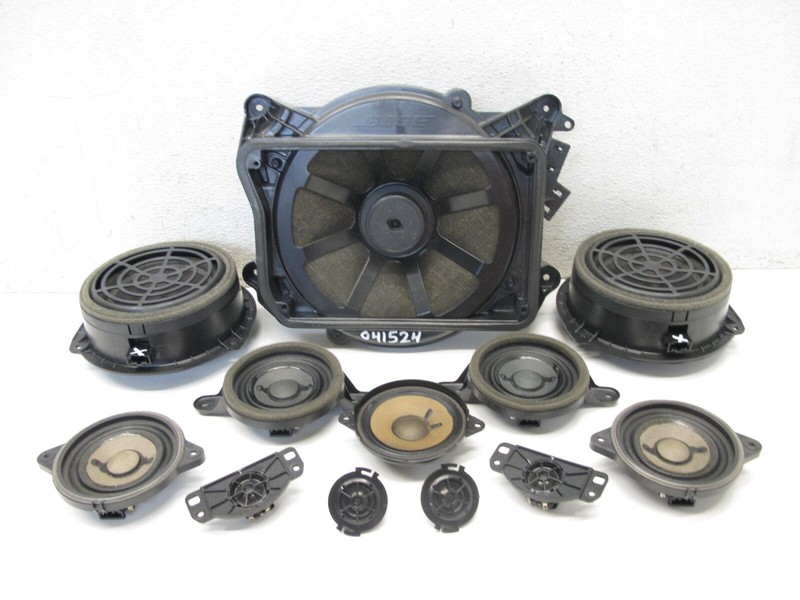12-18 AUDI C7 A6 S6 DOOR TWEETER SPEAKER SET FRONT REAR LEFT RIGHT OEM 041524