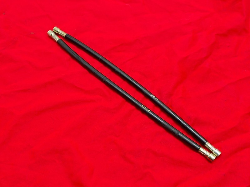 BMW E46 3 Series Convertible Folding Top Motor Lock Rod Shaft Links Pair Set OEM