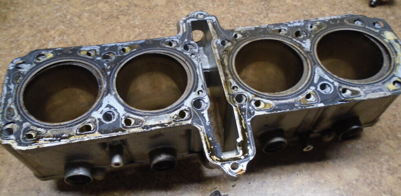 02 Kawasaki Voyager ZG1200 ZG 1200 B XII Engine Cylinder Jug Barrel Block Motor