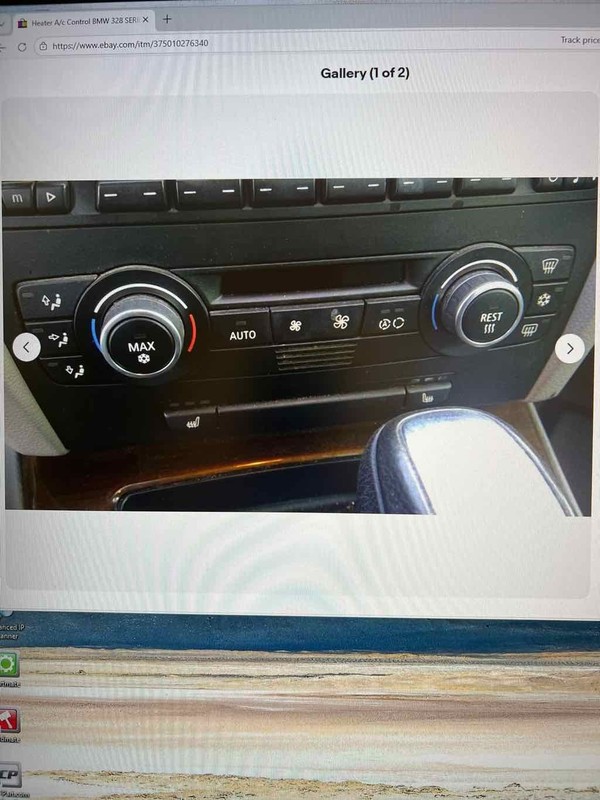 Heater A/c Control BMW 328 SERIES 07 08 09 10
