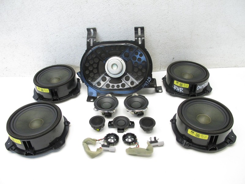 16-23 JAGUAR X260 XF SPEAKER SET LEFT RIGHT FRONT REAR OEM 041725