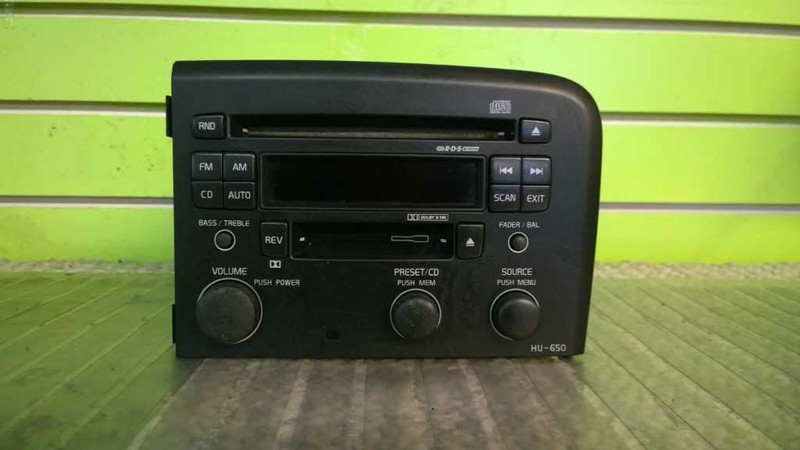 05 VOLVO S80 2.5L TURBO AT TESTED FACTORY RADIO CD CASSETTE PLAYER OEM 1279-8
