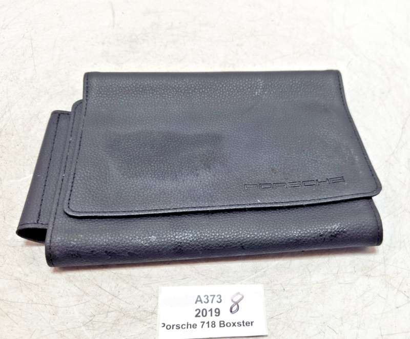 ✅ 2019 OEM Porsche 718 Boxster 982 Owners Manual Maintenance Book Wallet