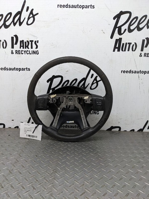 2003 - 2007 Jeep Liberty Leather Steering Wheel (OEM) Black w/ Cruise Co 1143278