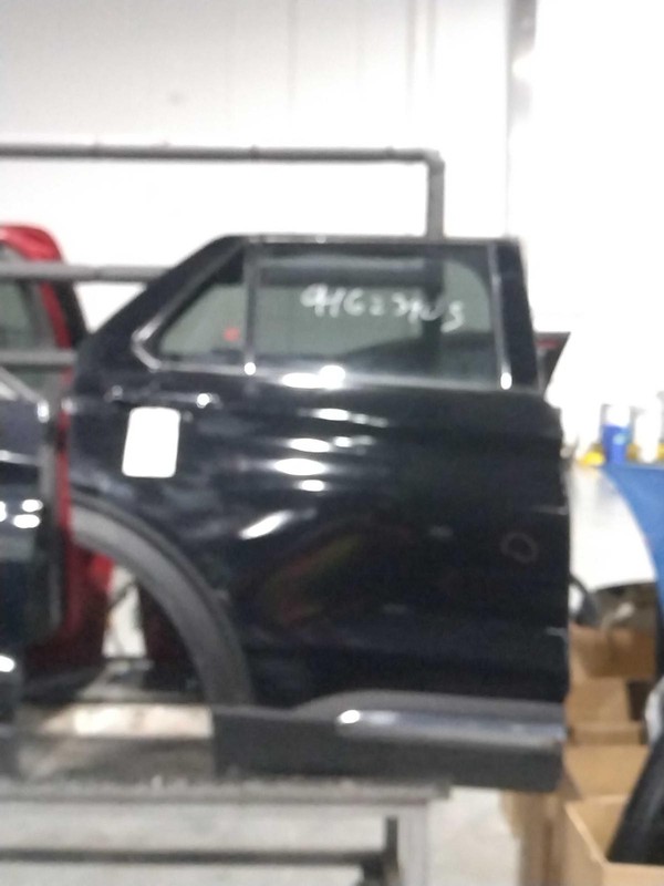 2020 Ford Explorer Rear Right Door Black 719679 76K Miles Used Auto Part