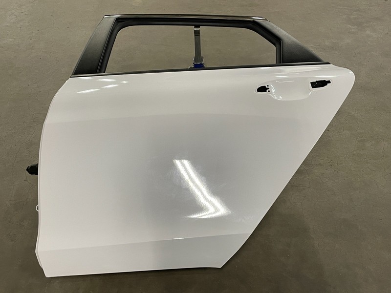 21 22 23 24 Kia K5 Rear Left Driver Exterior Door Shell Panel White 1652 OEM