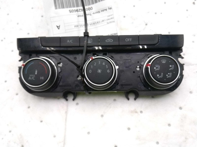 2015 Volkswagen Golf A/C Selector Switch OEM Grey 5GM907426WZU 112K Miles