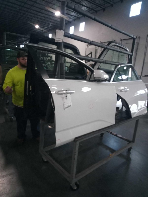 2023 Cadillac CT4 Right Front Door White OEM Used 16K Miles NJ25-27902-710298