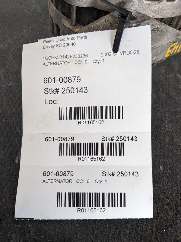 Alternator 105 Amp ID 10480326 Fits 01-04 ASTRO 1165162