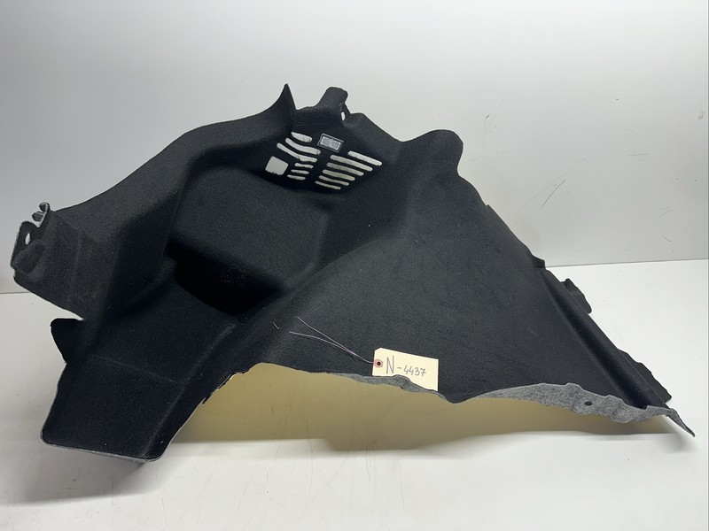 17-21 MODEL 3 Black Carpeted Driver LH Trunk Interior Quarter Liner Carpet 4436
