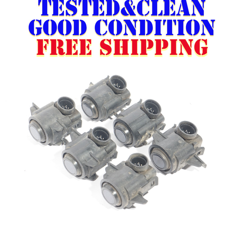2003-2006 MERCEDES SL500 PARK ASSIST AID SENSOR ULTRASONIC SET OF 6 OEM