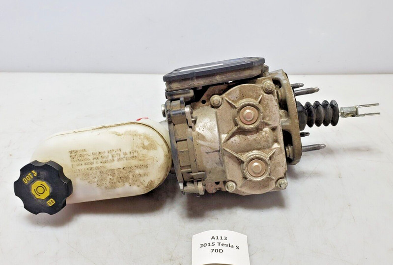 ✅ 12-16 OEM Tesla Model S iBooster Power Brake Booster Master Cylinder Reservoir