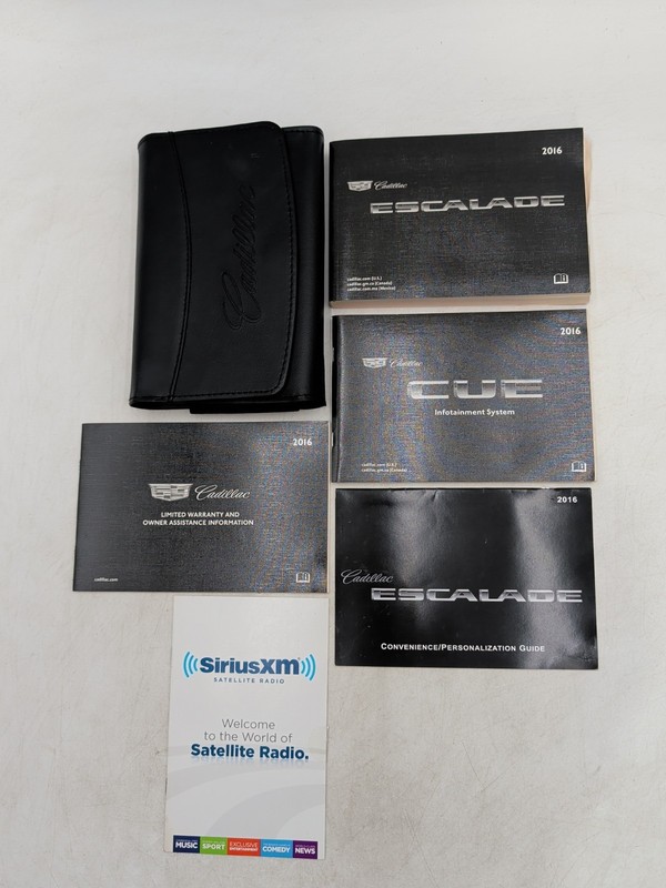 2016 CADILLAC ESCALADE OWNERS MANUAL ESVPLATINUM PREMIUM LUXURY SPORT NAVIGATION