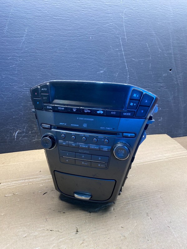 2010 to 2013 Acura Mdx Radio Stereo 6 CD Player Climate Control Pan OE AD4952 DG