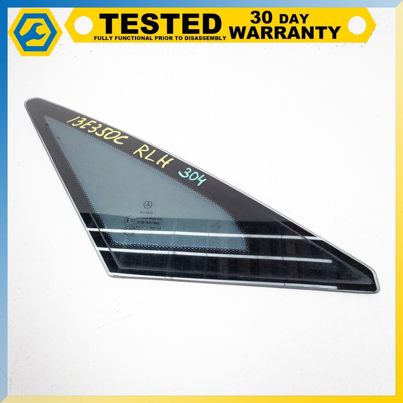 10-17 Mercedes C207 E350 Coupe REAR LEFT SIDE QUARTER WINDOW GLASS OEM