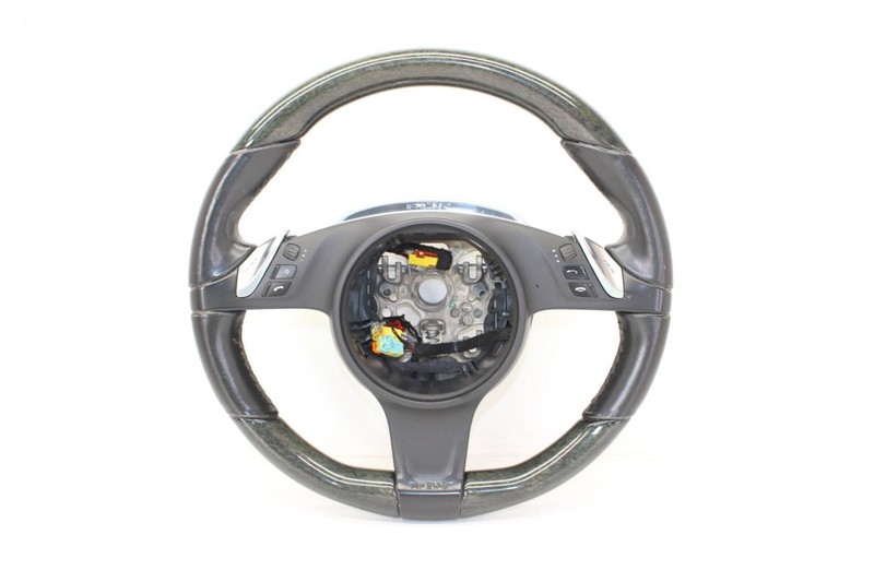 10-13 Porsche Panamera Black Steering Wheel Assembly 97034780342