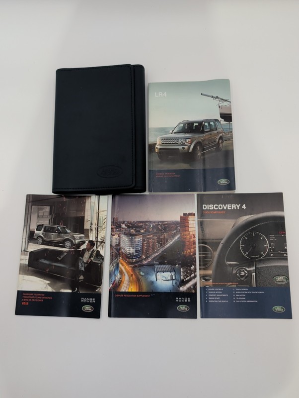 2012 LAND ROVER LR4 OWNERS MANUAL SET HANDBOOK GUIDE +CASE 12 HSE LUX