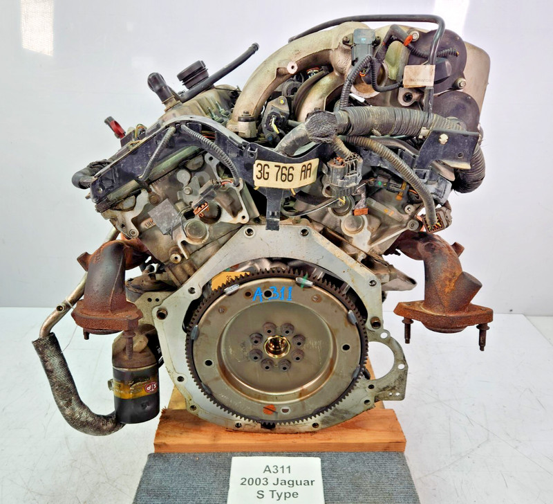 ✅ 03-04 OEM Jaguar S-Type X200 RWD 3.0L V6 Engine Motor Long Block Assembly 100k