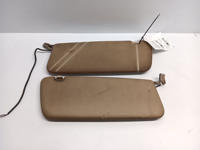 86-89 Mercedes R107 560SL Sun Visor Set Left Right Pair Beige For Parts