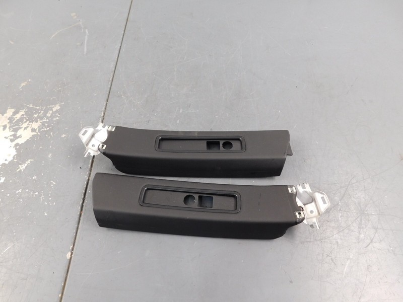 2011 10 - 12 Porsche 911 Turbo S 997 B Pillar Panels / Seat Belt Trim #6756 G4