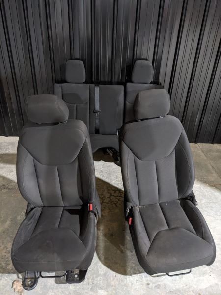 2011-2018 Jeep Wrangler JK JKU 4 Door OEM Black Cloth Seats Set 1112548