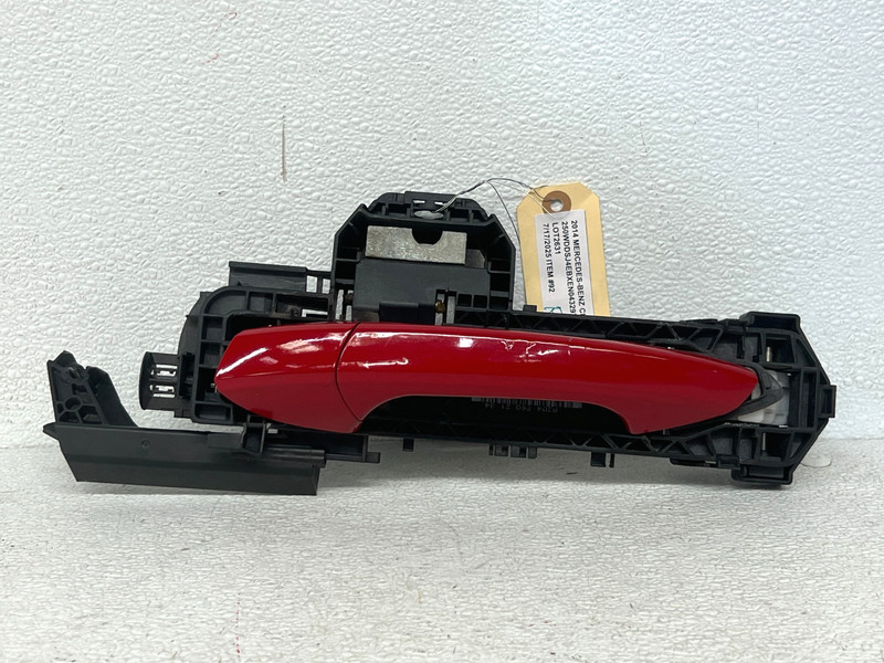 ⭐2014-2019 MERCEDES CLA250 REAR LEFT DRIVER EXTERIOR DOOR HANDLE RED OEM LOT2631