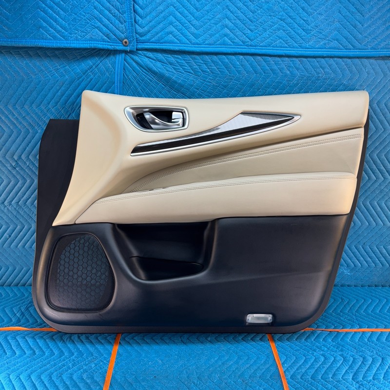 16-20 INFINITI QX60 FRONT RIGHT RH PASSENGER SIDE DOOR TRIM CARD PANEL COVER OEM